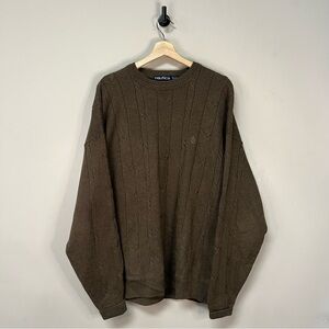90s Nautica Cable Knit Sweater